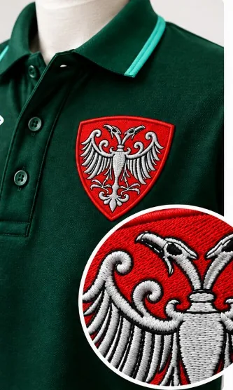 Gotov izvezeni amblem na polo majici